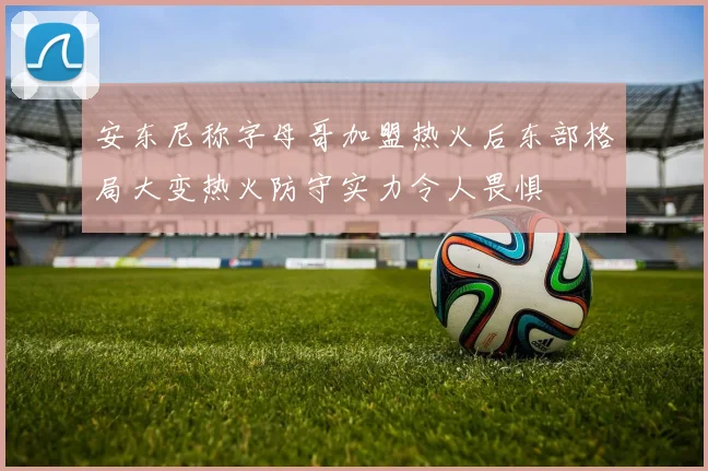 安东尼称字母哥加盟热火后东部格局大变热火防守实力令人畏惧